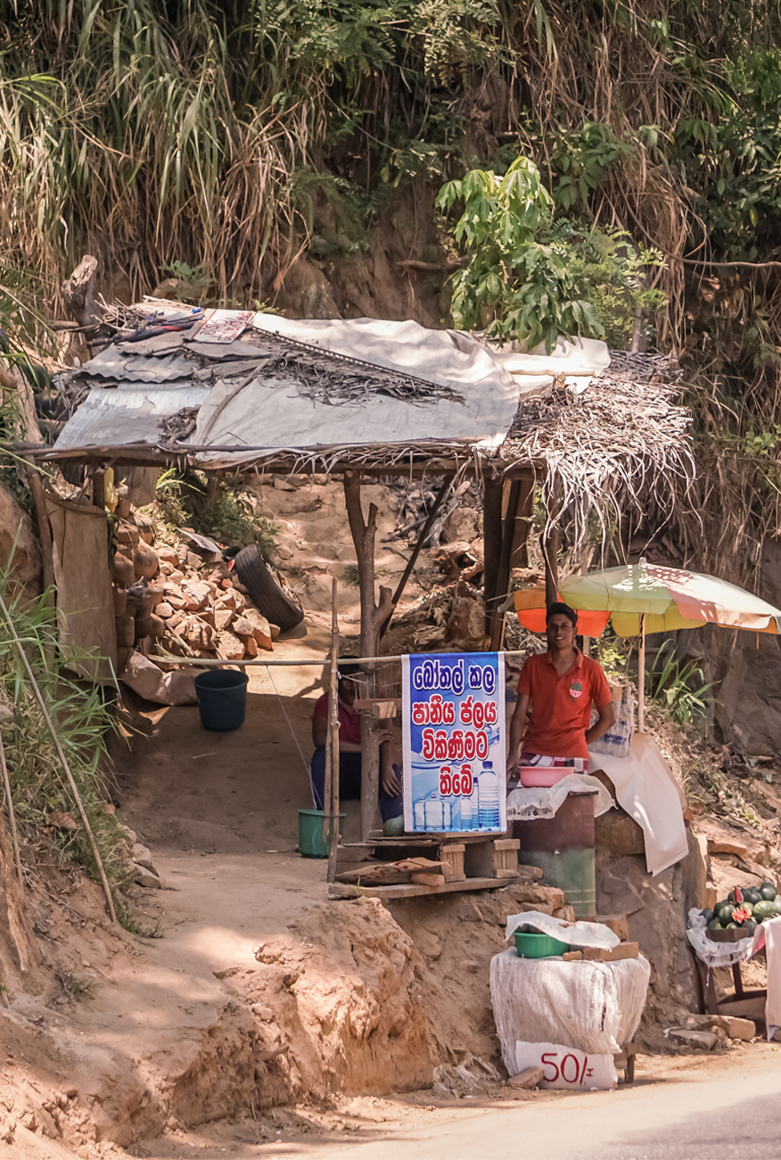 alt=“sri lankan man standing at fruit stall smiling”