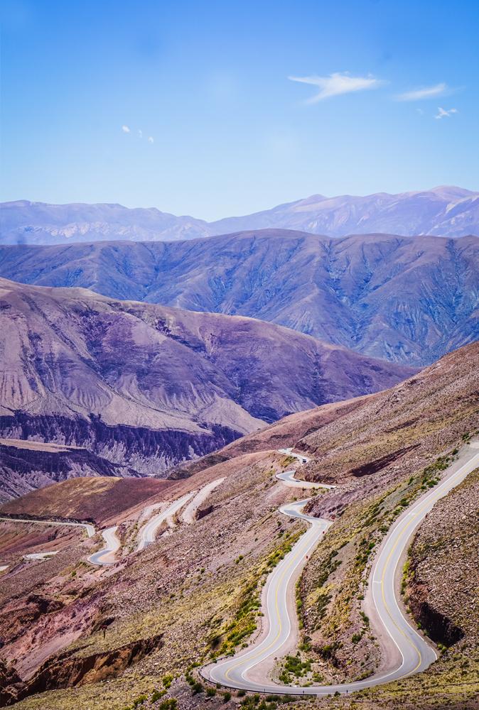 alt="Winding Roads Around The Mountains of Jujuy in Northern Argentina"